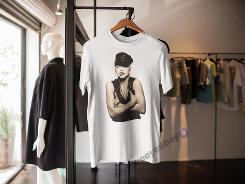 Madonna smoking shirt - smoking, retro