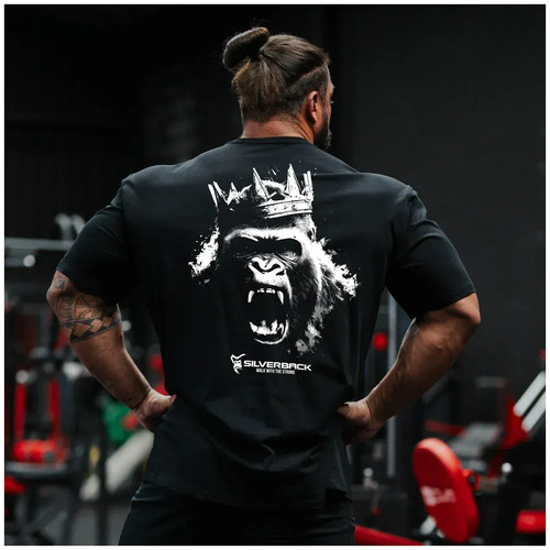 Oversized cotton shirt gym - oversized,