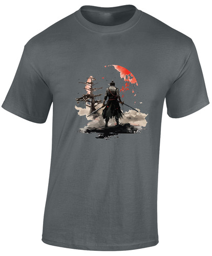 Samurai painted mens shirt - painted, t