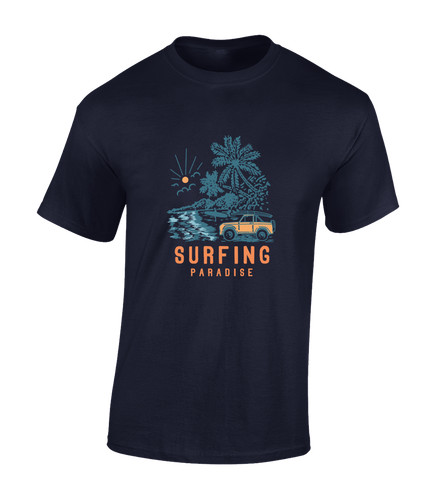 Surfing paradise mens - surfing, t