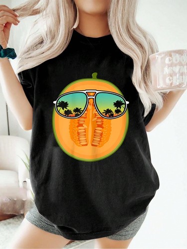 100 cotton cool cantaloupe - cool,