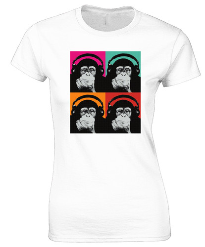 Chimps ladies shirt cool - ladies, t