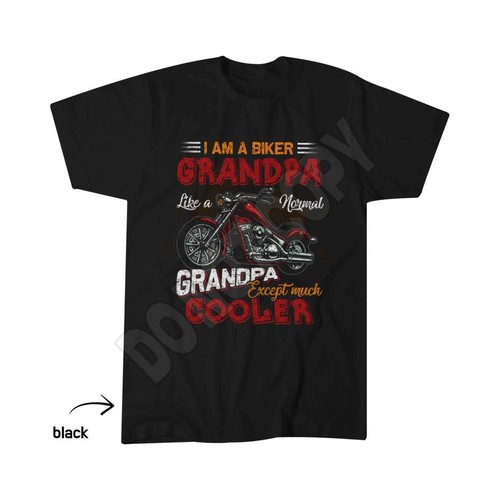 Biker grandpa shirt - grandpa, cool