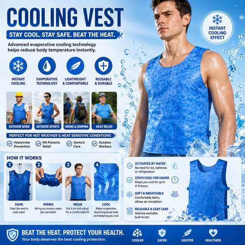 Cooling vest water cool - vest,